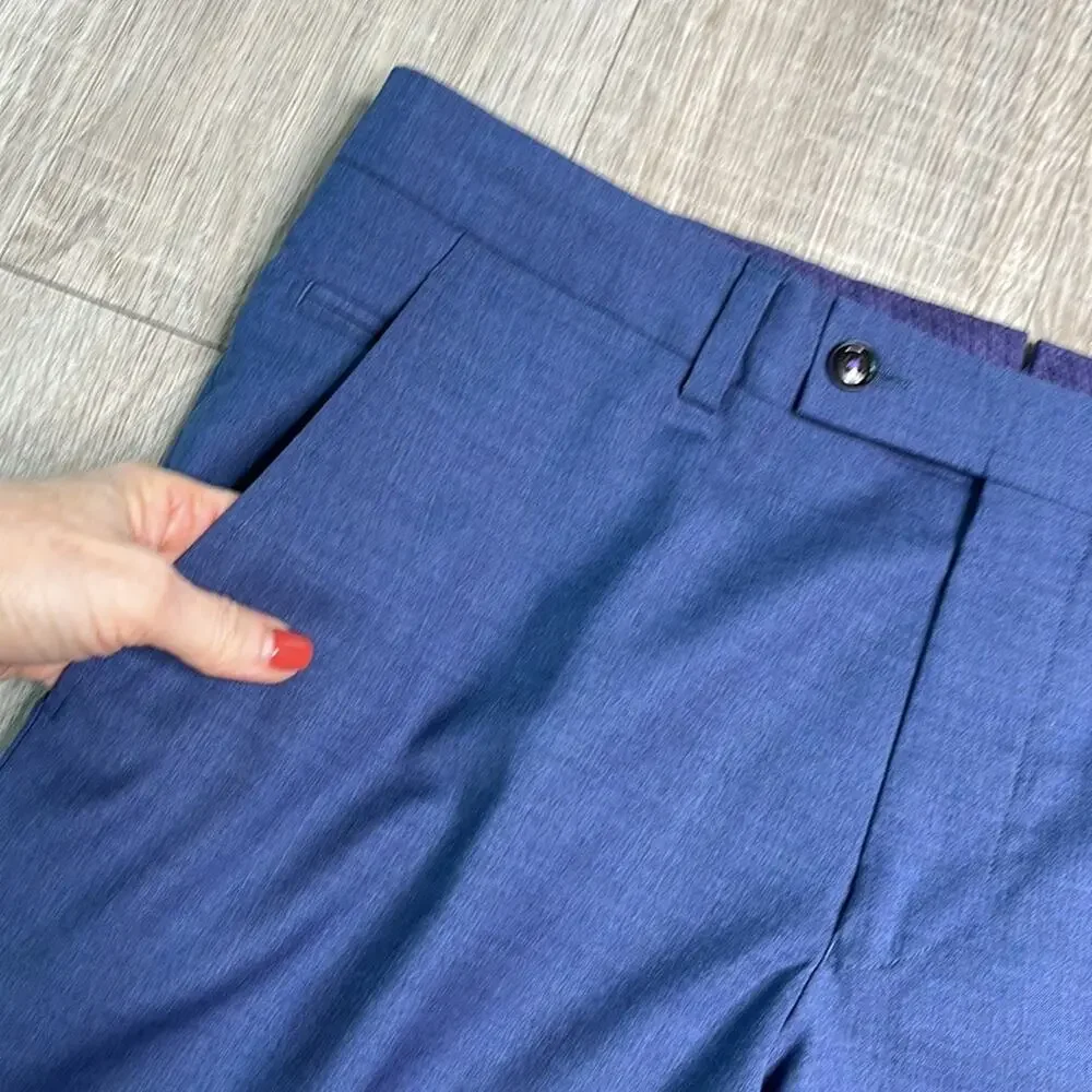 TED BAKER LONDON Blue Wool Jerome Pant Trouser Slacks Dress Pants Men’s - Picture 4 of 8
